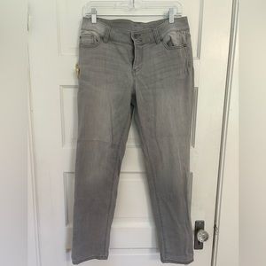 Grey stretch skinny jeans | Size 10